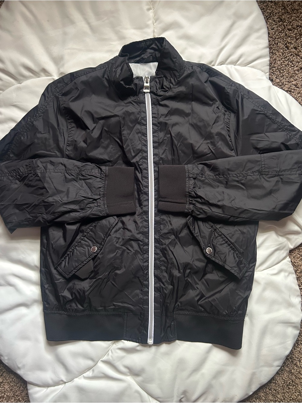 Guess Classic Triangle Logo Bomber Jacket